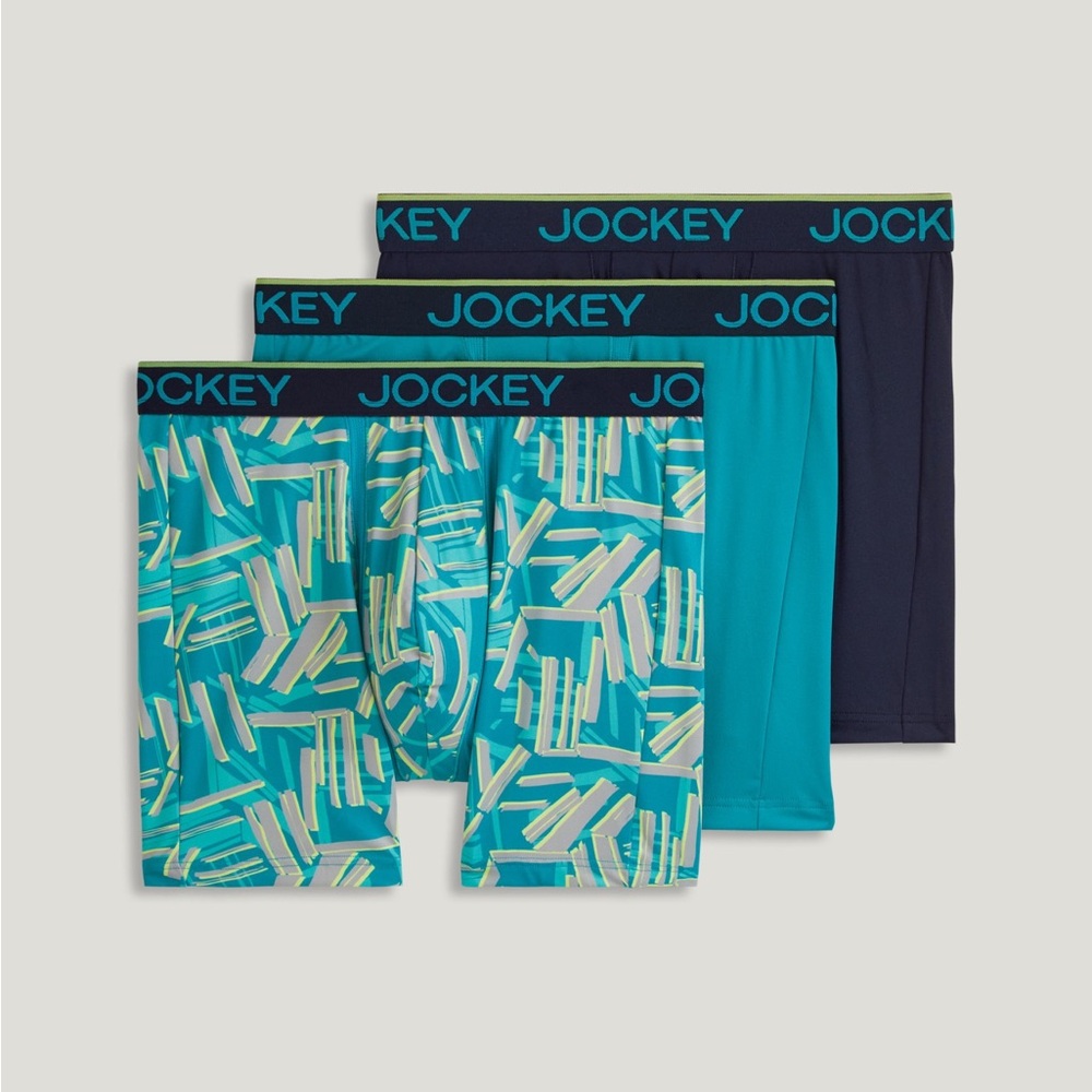 Jockey Men's 3 Pack Boxer Briefs